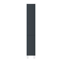 Шкаф-колонна AM.PM M90CSR0306GM Gem, напольный, правый, 30х190 см, двери, push-to-open, графит матовый купить недорого в интернет-магазине Керамос