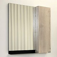 Зеркальный шкаф Comforty 00-00001950 Бонн 73х80 см, дуб дымчатый