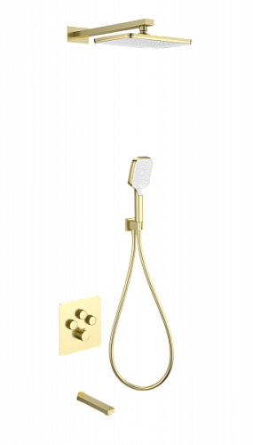 Душевая система с термостатом Wonzon & Woghand WW-B4005-BG Душевая система с термостатом Wonzon & Woghand WW-B4005-BG