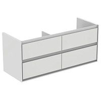 Тумба Ideal Standard E0822B2 Connect Air для раковины 120х44 см, подвесная, Glossy White + Matt White (белый глянцевый + белый матовый) Тумба Ideal Standard E0822B2 Connect Air для раковины 120х44 см, подвесная, Glossy White + Matt White (белый глянцевый + белый матовый)