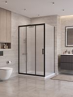 Душевой уголок BelBagno UNO-195 UNO-195-AHF-31-120/90-P-NERO