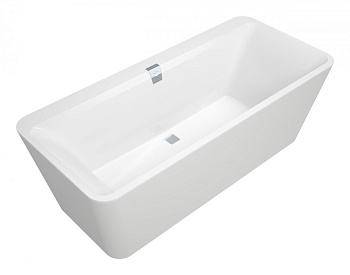 Ванна Quaryl Villeroy & Boch UBQ180SQE7PDV-01 Squaro Edge 12 с панелью, альпийский белый