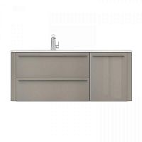 Тумба под раковину AM.PM Awe M15FHL1153GH левосторонняя, королевский серый глянец, 115х48х50