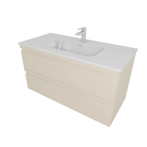 Тумба с раковиной Aquatek Вега AQ77100-LC купить недорого в интернет-магазине Керамос