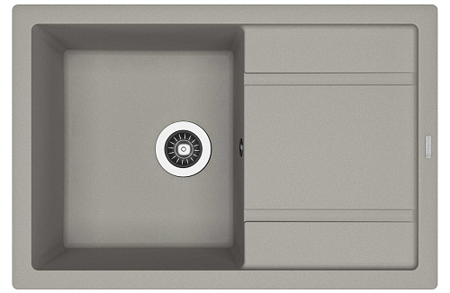 Мойка для кухни Florentina 20.160.D0760.305 Липси 76х51 см, с крылом, серая снят с производства