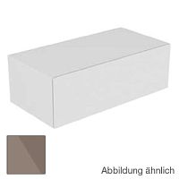 Тумба Keuco 31324140100 Edition 11 боковая 105х53.5 см, трюфель/стекло трюфель