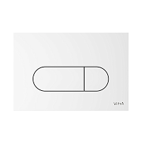 Панель смыва Vitra 740-2200 Root Round для унитаза, белая Панель смыва Vitra 740-2200 Root Round для унитаза, белая