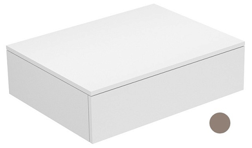 Тумба Keuco 31740370000 Edition 400 боковая 70х53.5 см, трюфель/трюфель купить недорого в интернет-магазине Керамос