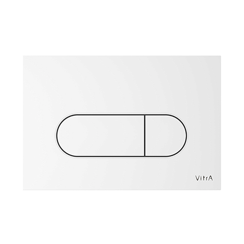 Панель смыва Vitra 740-2200 Root Round для унитаза, белая