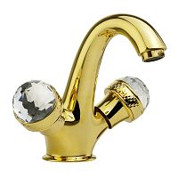 Смеситель Migliore 18510 Axo Swarovski для раковины, золото