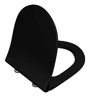 Сиденье Vitra 120-083-009 Sento для унитаза тонкое, микролифт, матовый черный Сиденье Vitra 120-083-009 Sento для унитаза тонкое, микролифт, матовый черный
