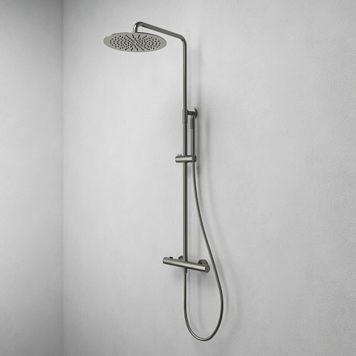 Душевая система с термостатом ABELSBERG Fluida SNS75103BN