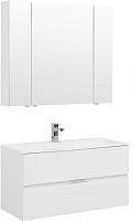 Комплект мебели Aquanet 00237360 Алвита для ванной комнаты, белый купить недорого в интернет-магазине Керамос