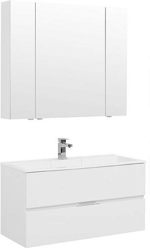 Комплект мебели Aquanet 00237360 Алвита для ванной комнаты, белый купить недорого в интернет-магазине Керамос