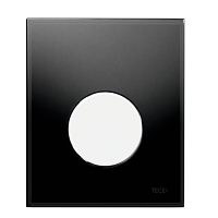 TECE 9242654 TECEloop Urinal,  стекло черное, клав. белая.