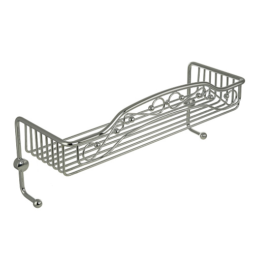 Решетка Migliore 22035 Complementi большая одинарная с двумя крючками, хром - купить в Санкт-Петербурге, цена на Решетка Migliore 22035 Complementi большая одинарная с двумя крючками, хром в интернет-магазине Керамос Решетка Migliore 22035 Complementi большая одинарная с двумя крючками, хром купить недорого в интернет-магазине Керамос