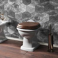 Чаша унитаза TW Bristol,TWBR02bi 36х55 см, слив в стену, белая