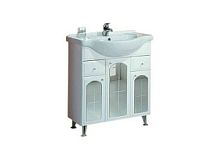 Тумба с раковиной Акватон Эмилья 75 (1A0568K0EJ010) белая