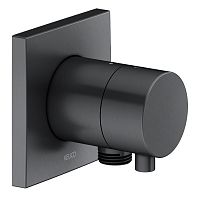 Переключатель Keuco 59556131102 IXMO на 2 потребителя, встраиваемый DN 15, хром черный шлифованный