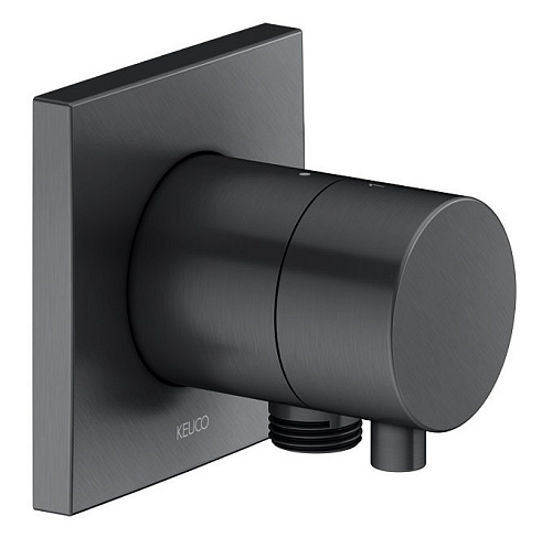 Переключатель Keuco 59556131102 IXMO на 2 потребителя, встраиваемый DN 15, хром черный шлифованный купить недорого в интернет-магазине Керамос
