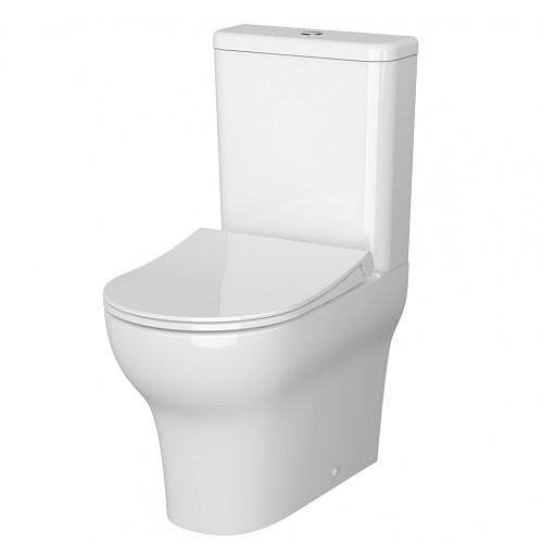 Унитаз Vitra 9012B003-7226 Zentrum Back to Wall напольный/пристенный 37х54 см с тонким сиденьем микролифт, с функцией биде, белый