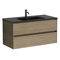 Тумба Sancos CN100KE Cento под раковину 99х45 см, подвесная, карпатская ель