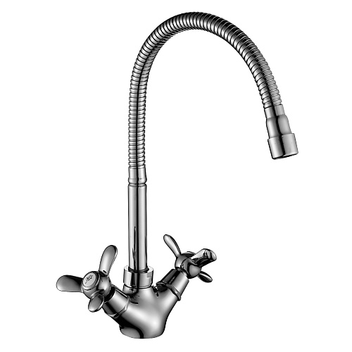 Смеситель Rossinka Q02-75 Q для кухни, хром Смеситель Rossinka Q02-75 Q для кухни, хром