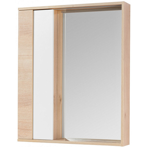 Зеркальный шкаф Акватон 1A240202BN010 Бостон 60х85 см, дуб эврика купить недорого в интернет-магазине Керамос