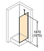 Боковая стенка Huppe Design Elegance 8E1004 092 322