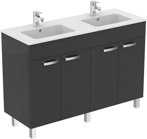 Тумба Ideal Standard E0538TI Tempo для раковины 120х44 см, подвесная, Mid Grey (серый) Тумба Ideal Standard E0538TI Tempo для раковины 120х44 см, подвесная, Mid Grey (серый)