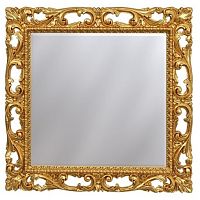 Зеркало Caprigo PL109-ORO в Багетной раме, 100х100 см, золото