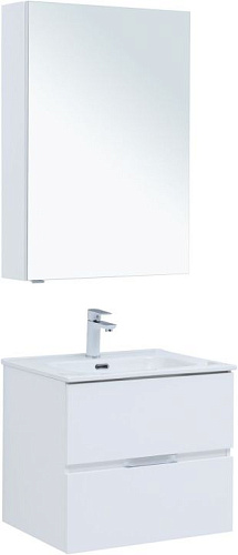 Комплект мебели Aquanet 00274216 Алвита New для ванной комнаты, белый купить недорого в интернет-магазине Керамос