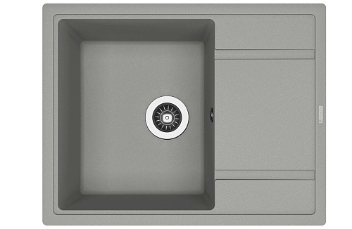 Мойка для кухни Florentina 20.125.C0650.305 Липси 65х51 см, с крылом, серая снят с производства