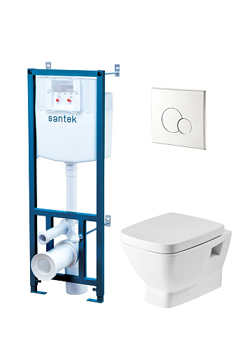 Инсталляция с подвесным унитазом Santek 1.WH50.1.543 Инсталляция с подвесным унитазом Santek 1.WH50.1.543