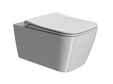 Чаша унитаза GSI 961511 Nubes подвесного 35х55 см, Swirlflush, без крепления, белый глянцевый
