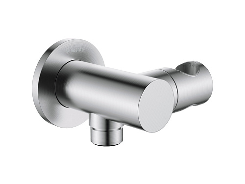 Кронштейн Deante NAC_F57K Cascada для подключения шланга с держателем для лейки, сталь