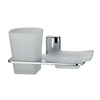 Держатель для стакана и мыльницы WasserKRAFT Leine K-5000 K-5026 (b000028278)