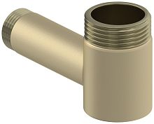 Уголок Сунержа 022-1506-0112 переходной н/ж G 1" нар.р. / G 1/2" нар.р. удл. L-60 мм, матовая шампань