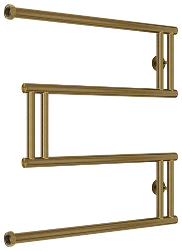 Полотенцесушитель водяной Сунержа 05-4050-6060 High-Tech Model M+, 600х600 мм, состаренная бронза