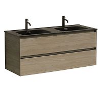 Тумба Sancos CN120-2KE Cento под раковину 119х45 см, подвесная, карпатская ель