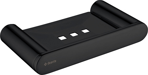 Мыльница Deante ADR_N411 Round, Nero (черный) купить недорого в интернет-магазине Керамос