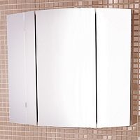 Зеркальный шкаф Comforty 00-00003121083 Лаура 75х65 см, белый