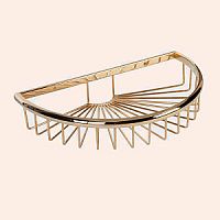 TW Harmony 535, подвесная полочка-решетка полукруглая 27*16*h5, цвет: золото (НЕ ПРОИЗВОДИТСЯ!),TWHO535oro