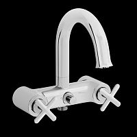 Смеситель Vitra A42893 Origin Classic для ванны двухвентильный, хром