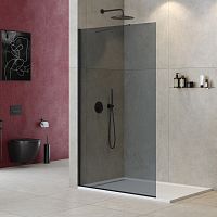 Душевая перегородка Cezares LIBERTA LIBERTA-L-1-TB-120-GR-NERO Душевая перегородка Cezares LIBERTA LIBERTA-L-1-TB-120-GR-NERO