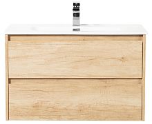 База BelBagno KRAFT-1000-2C-SO-RNN под раковину 100х46 см, подвесная, Rovere Nebrasca Nature (натуральный дуб Небраска)