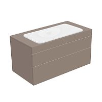 Тумба Keuco 31582370000 Edition 400 под умывальник 105х53.5 см, трюфель/трюфель