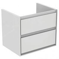 Тумба Ideal Standard E0818B2 Connect Air для раковины 60х44 см, подвесная, Glossy White + Matt White (белый глянцевый + белый матовый) Тумба Ideal Standard E0818B2 Connect Air для раковины 60х44 см, подвесная, Glossy White + Matt White (белый глянцевый + белый матовый)