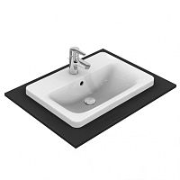Раковина Ideal Standard E504401 Connect встраиваемая на столешницу 60х42 см, с 1-м отверстием под смеситель, Euro White (евробелый) Раковина Ideal Standard E504401 Connect встраиваемая на столешницу 60х42 см, с 1-м отверстием под смеситель, Euro White (евробелый)
