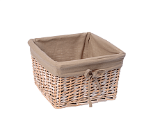 Корзина для белья WasserKRAFT WB-180-L Kammel 38х38 см, бежевая Корзина для белья WasserKRAFT WB-180-L Kammel 38х38 см, бежевая
